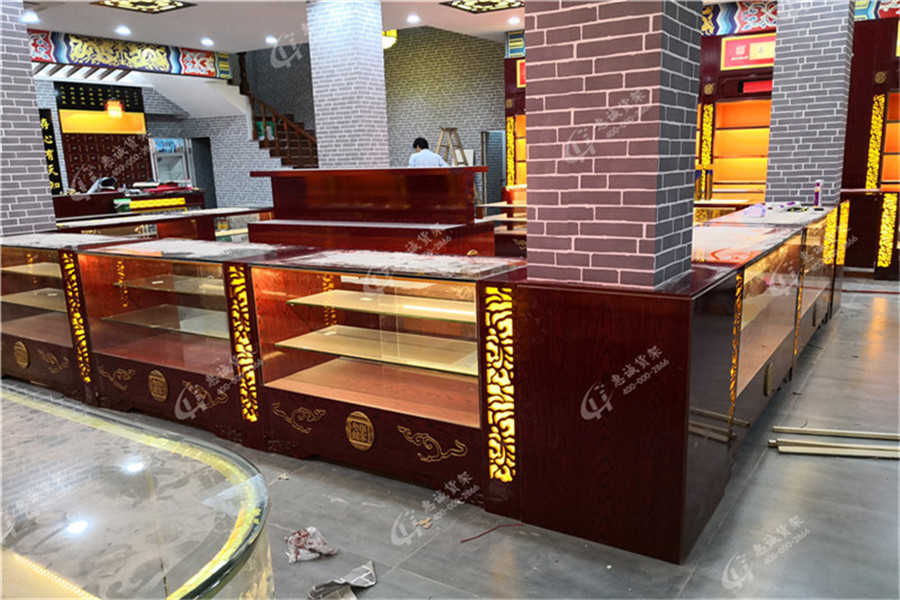 中藥店參茸柜