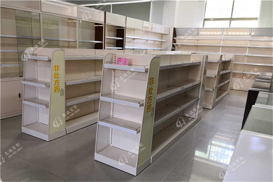 西藥店貨架展示圖片
