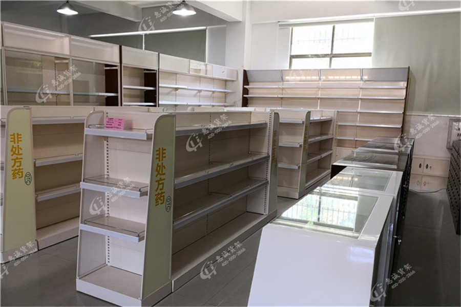 西藥店貨架展示圖片