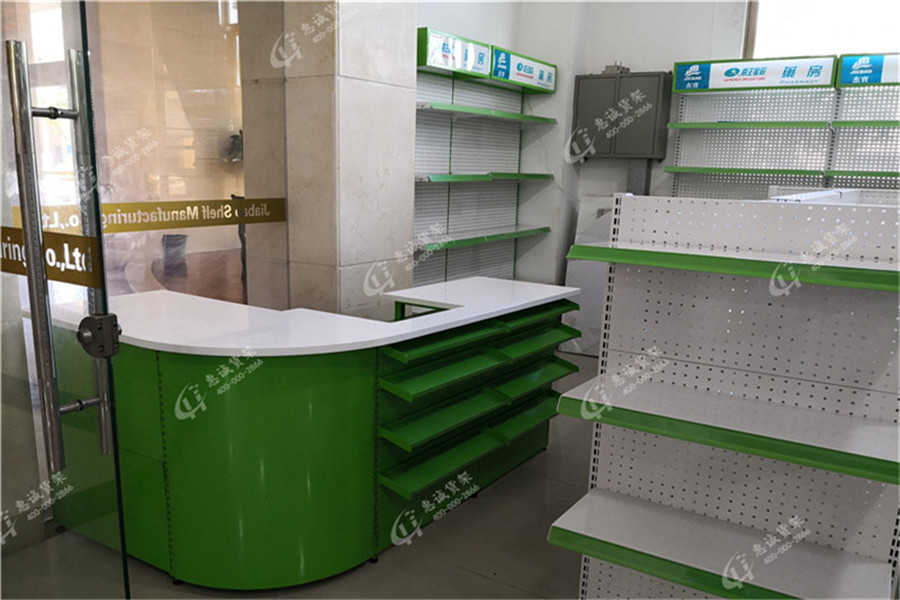 西藥店貨架展示圖片