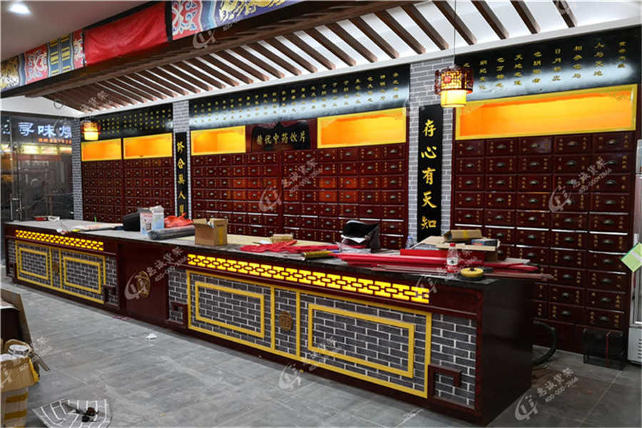 中藥柜，中藥店貨架，實木中藥柜
