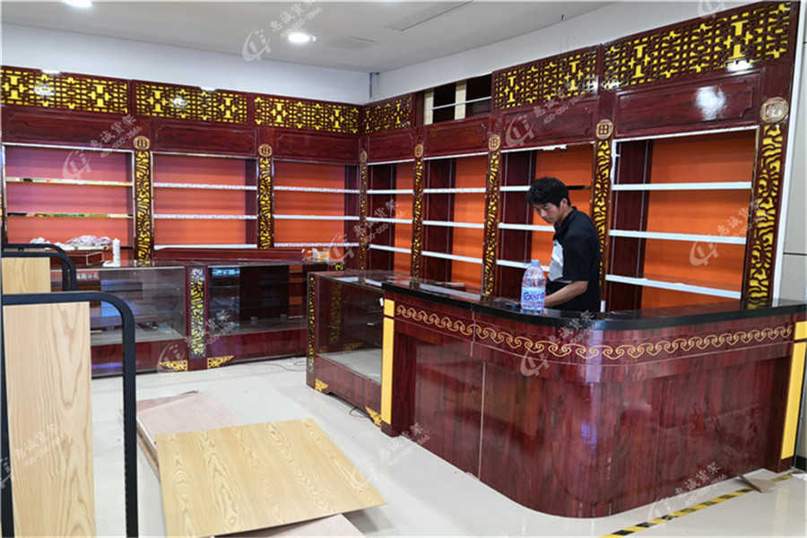 中藥柜，中藥店貨架，實木中藥柜