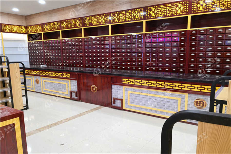 中藥柜，中藥店貨架，實木中藥柜