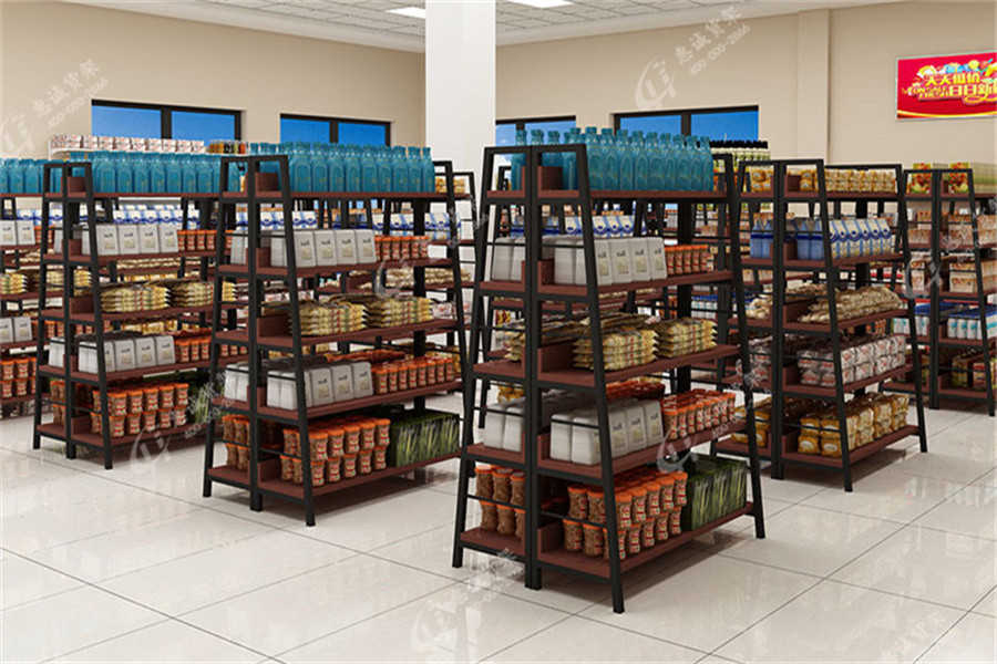 廣州物美便利店食品貨架