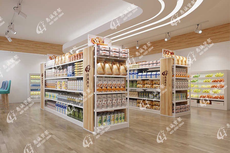 中山物美精品便利店貨架