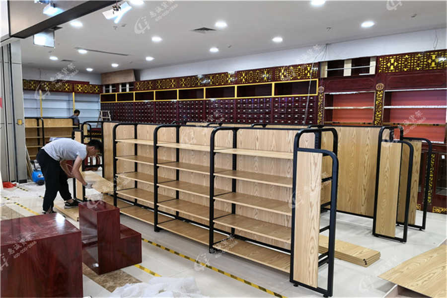 藥店貨架的布局
