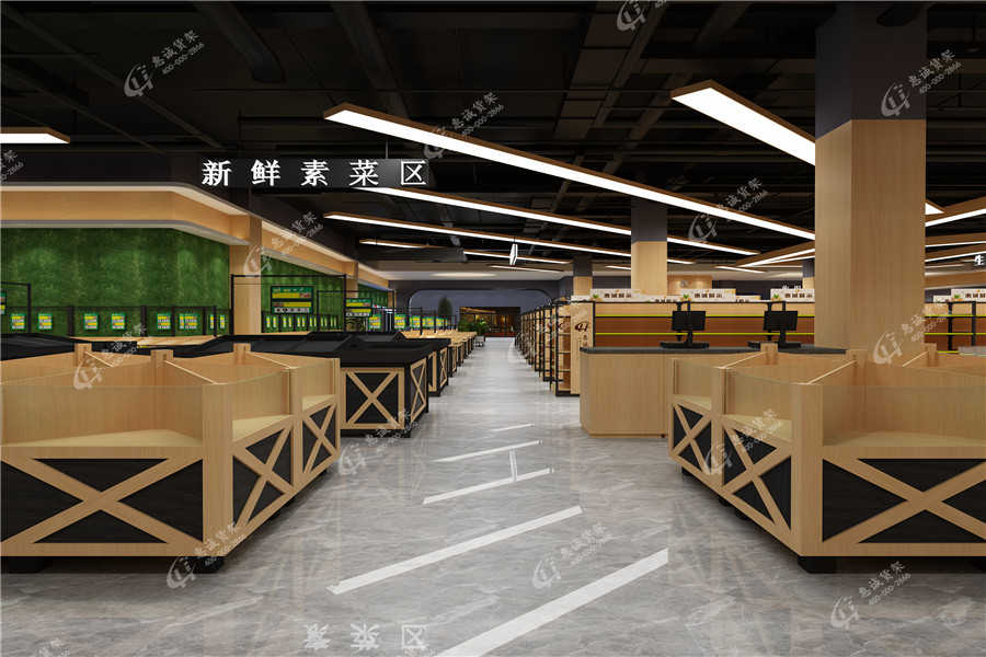 盒馬鮮生店鋪整體布局展示