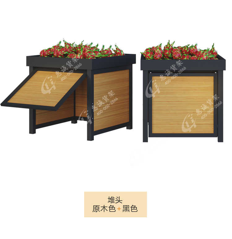 超市水果貨架堆頭圖片