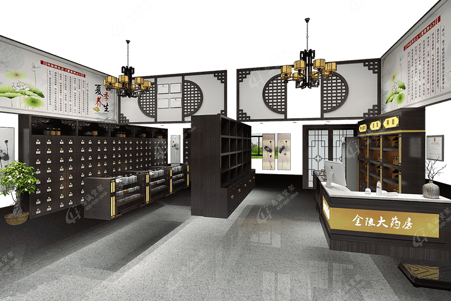 藥店貨架|中藥店貨架|中藥柜|實木貨架