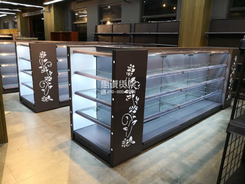 廣州1000平超市化妝品日用貨架展示
