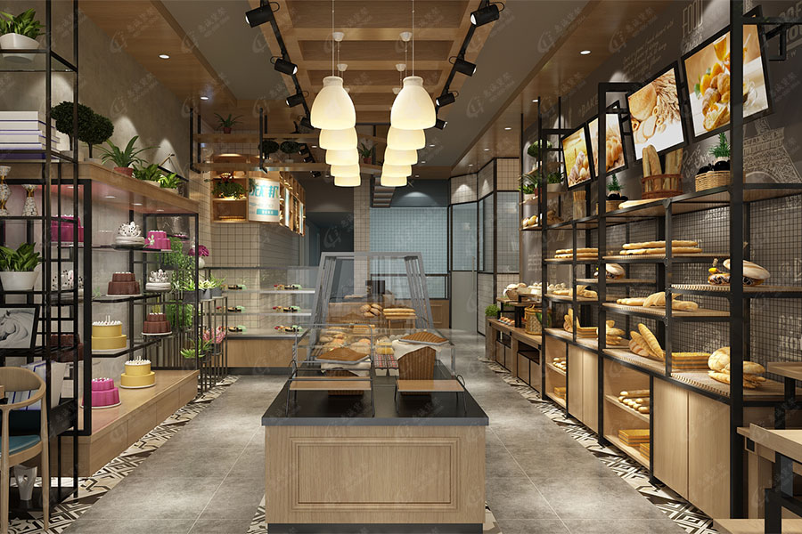 深圳羅湖面包店貨架